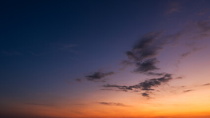 Wall Mural - colorful sunset sky clouds backgrounds