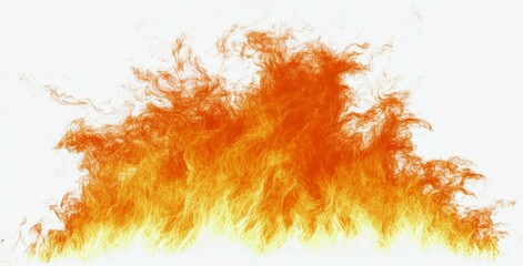 Wall Mural - Abstract Fiery Flames Design