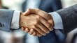 © kura - Two Men Shaking Hands in a Business Agreement