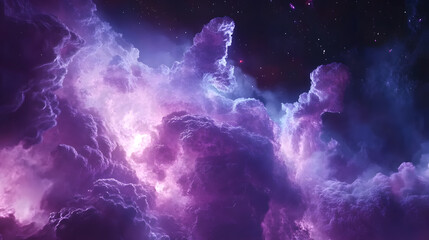 Wall Mural - purple nebula abstract background for digital wallpapers and design projects