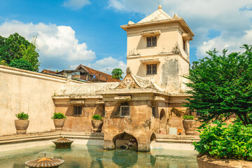 Canvas Print - Taman Sari Water Castle, former royal garden of the Sultanate of Yogyakarta in Indonesia