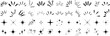 © Arafat - Doodle line sparkle vector set, hand drawn shining stars, comic burst elements, and decorative glowing sparkling star highlight. Cartoon explosion, dynamic light flash, twinkle star, firework effect