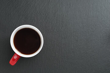 Wall Mural - Red cup of coffee