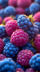 Sticker - Close Up View Of Colorful Berries