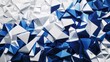 © Muhammad - Abstract Blue and White Geometric Background