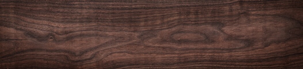 Wall Mural - wood texture background. super long walnut planks texture background.dark tone walnut texture,walnut