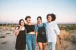 © Westend61 - Smiling women posing in countryside