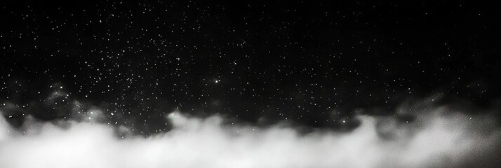 the background material features a wide blue nebula with a starry sky and sci-fi technology elements