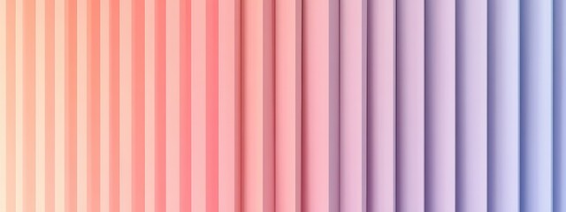 Wall Mural - Soft Gradient Background with Vertical Stripes in Pastel Shades of Pink and Lavender for Modern Design Projects