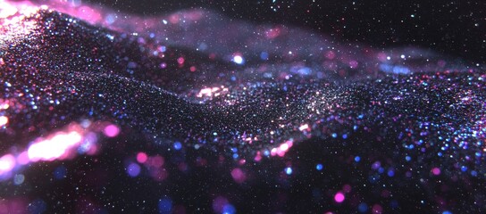 A 3D hologram representing a complex algorithm graph is utilized for data analysis and business purposes, accompanied by copy space