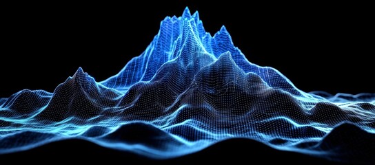 A futuristic data transfer concept wallpaper features neon wave lines and bokeh lights on an abstract background
