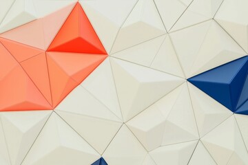 Wall Mural - the background features an abstract splash of orange and blue hues, generated by ai and set in space