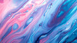 © PHOTOGRAPHY - Fluid Art: A captivating dance of pink, blue, and purple hues creates a mesmerizing abstract painting with dynamic swirls and striking contrasts.