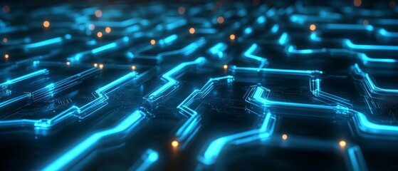 Glowing Circuit Connections: Innovating the Future of Robotics 
