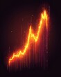© UMI - Fiery Stock Market Growth Chart