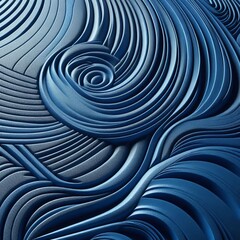Wall Mural - this blue vinyl’s textured surface adds a distinct tactile app