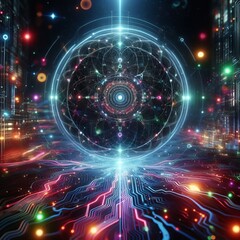 Wall Mural - neon noir nexus