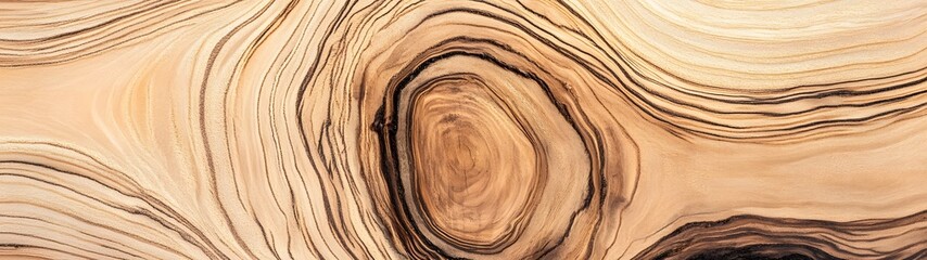 Aufkleber - Detailed wood texture with intricate grains swirling patterns and organic curves  This natural background featuring a close up view of the wooden surface can be used for rustic contemporary