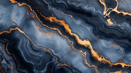Aufkleber - Mesmerizing fiery cosmic marble texture with swirling organic patterns abstract dynamic background with grungy cracked surface natural mineral geode like design perfect for premium digital wallpapers