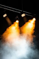 Poster - Dynamic Event Stage Setup Professional Lighting and Fog Effects for Immersive Audience Experience - High-Quality Production and Tech Innovation in Live Entertainment