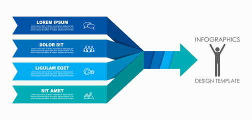 Infographic design template with place for your data. Vector illustration.