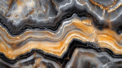 Leinwandbilder - Mesmerizing swirling patterns of colorful layered marble stone textures with abstract organic and contemporary design elements  Sophisticated and visually striking natural background for digital art
