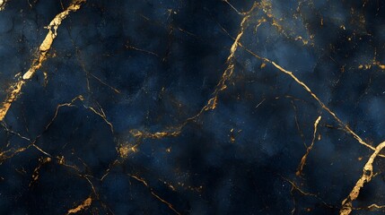 Poster - Rich and Luxurious Cracked Marble Texture Background with Dramatic Golden Veins and Intricate Patterns  Ideal for Premium Design Branding Packaging and Advertising Purposes