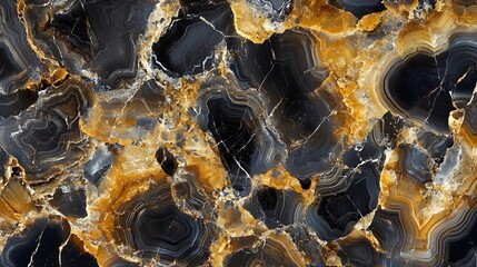 Leinwandbilder - Stunning marbled agate stone texture with bold patterns and vibrant colors featuring a natural organic design perfect for luxury high end and premium brand applications