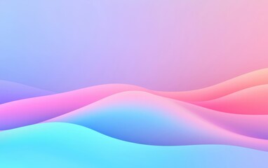 Wall Mural - clean minimalist design featuring subtle pastel shapes, creating a calming effect.