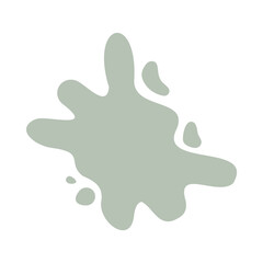 Sticker - Abstract green blob shape icon