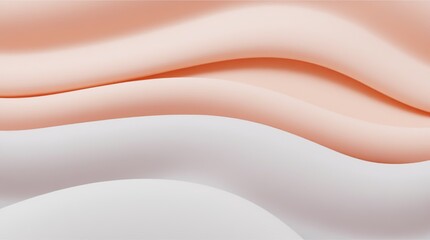 Poster - A white and pink wave