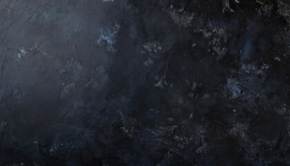 Aufkleber - dark textured background with faint blue highlights, abstract graphic surface for creative designs and artistic projects
