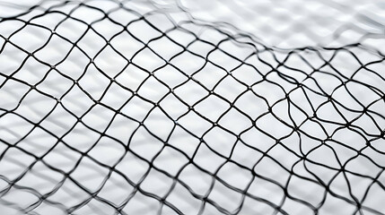 black net texture on white background