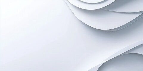Wall Mural - simple modern branding concept with a white background