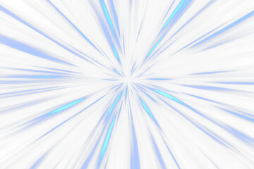 Aufkleber - Abstract blue light streaks radiating from center.