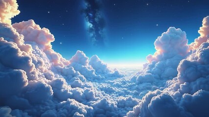 Poster - Blue sky and clouds