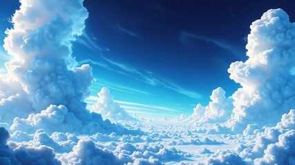 Poster - Blue sky and clouds
