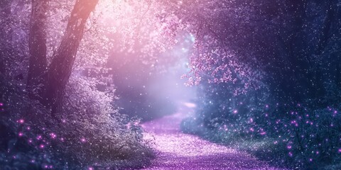 Wall Mural - enchanted unicorn-inspired fantasy realm with twinkling fairy dust.