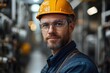 © Oleksandr - Portrait of a confident worker in safety gear in an industrial setting