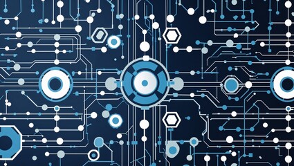  Digital technology and science background ,broad