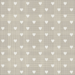 Poster - Abstract retro seamless pattern with hand drawn hearts. Abstract polka dot background. vector textures. Design for print, voucher, decor, package, banner, card, wallpaper, textile