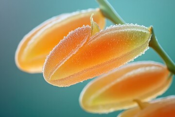 Wall Mural - Frosty flower bloom