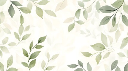 Sticker - seamless floral pattern