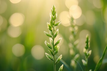 Poster - A detailed view of a plant with a blurred background, perfect for highlighting the beauty of nature