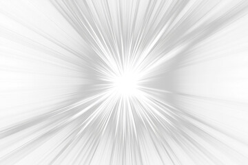 Aufkleber - Bright white light burst radiating outwards on Transparent  background.