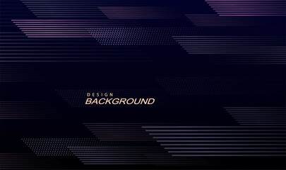 Canvas Print - Geometric background with thin horizontal lines.
