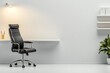 © Tatyana - Sleek office interior showcases modern black chair, minimalist d
