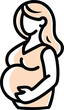 © Jude - Expecting Mother, pregnant woman icon logo mascot