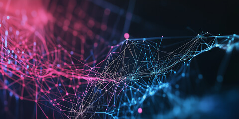 Fondo digital perfecto para procesos tecnológicos, redes neuronales, inteligencia artificial, transferencia y encriptación de datos, archivos digitales, presentaciones sonoras y gráficas, ciencia, etc