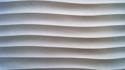 Abstract grey paper with rounded horizontal ribbed texture for creative design